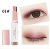 NOVO Eyeshadow Stick Double Color Stereo Gradient Velvet Shimmer Earth Color Eye Shadow Cream Pen Eye Makeup Palette Cosmetics