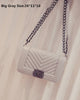 Vintage Diamond Lattice Handbag