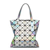 Laser Bright Geometry Diamond Handbag