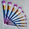 Unicorn Thread Makeup Brushes Professional Make Up Brushes Fiber Brush Set Makeup Tools Eyebrow Eyeliner Powder Brushes