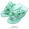 New Fashion Summer Women Sandals Flat Bling Bling Sandals Slippers For Women  Solid Slip on Casual Slides Plus Size