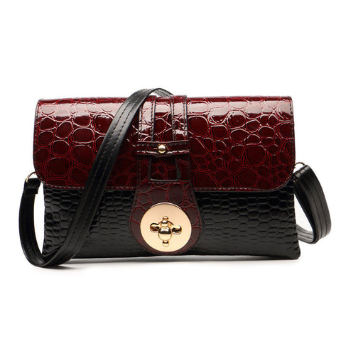 Crocodile Pattern Women Messenger Bag