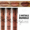 BIG SALE kylie jenner matte liquid lipstick metals bundle 3pcs set king k reign heir metals